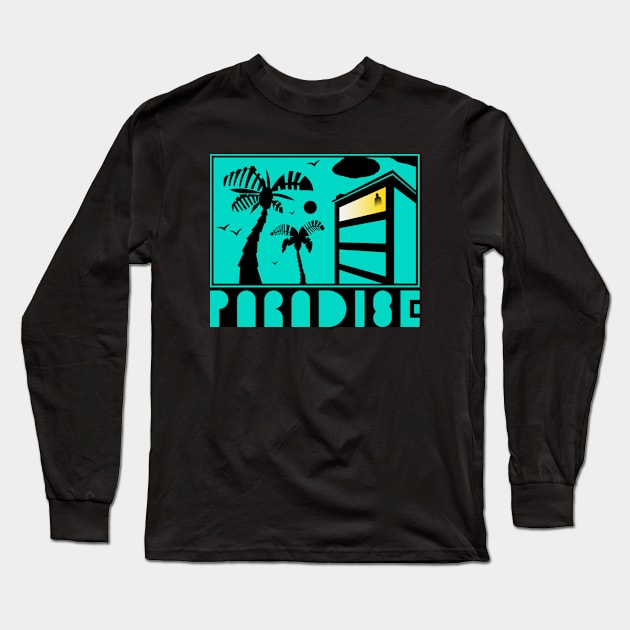 A Concrete Paradise Long Sleeve T-Shirt by JPenfieldDesigns